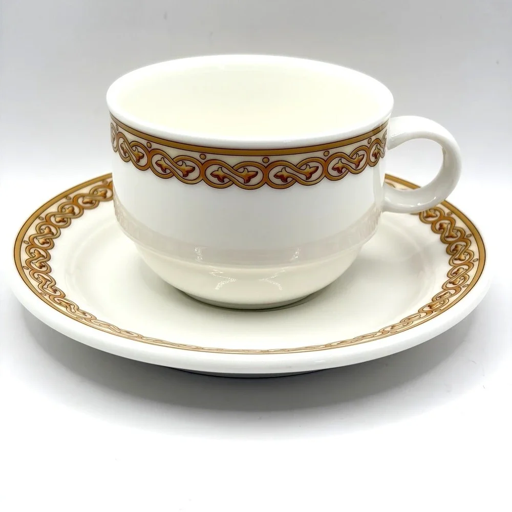 Villeroy and Boch Luxembourg 0137A 0138P Teacup And Saucer Service For 1
